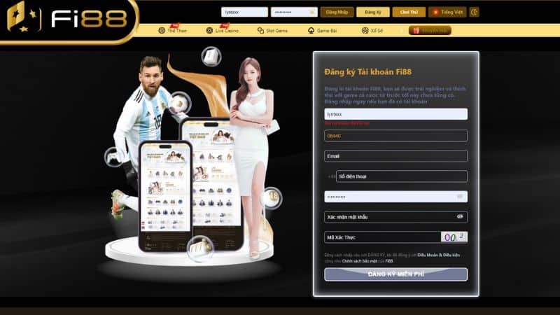 Hãy sử dụng thông tin thật khi đăng ký tài khoản